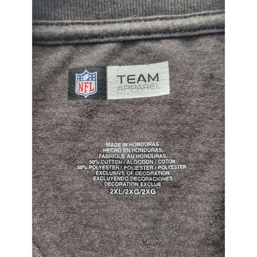 Pittsburgh Steelers NFL‎ Team Apparel Gray Shirt 2XL - Picture 4 of 8